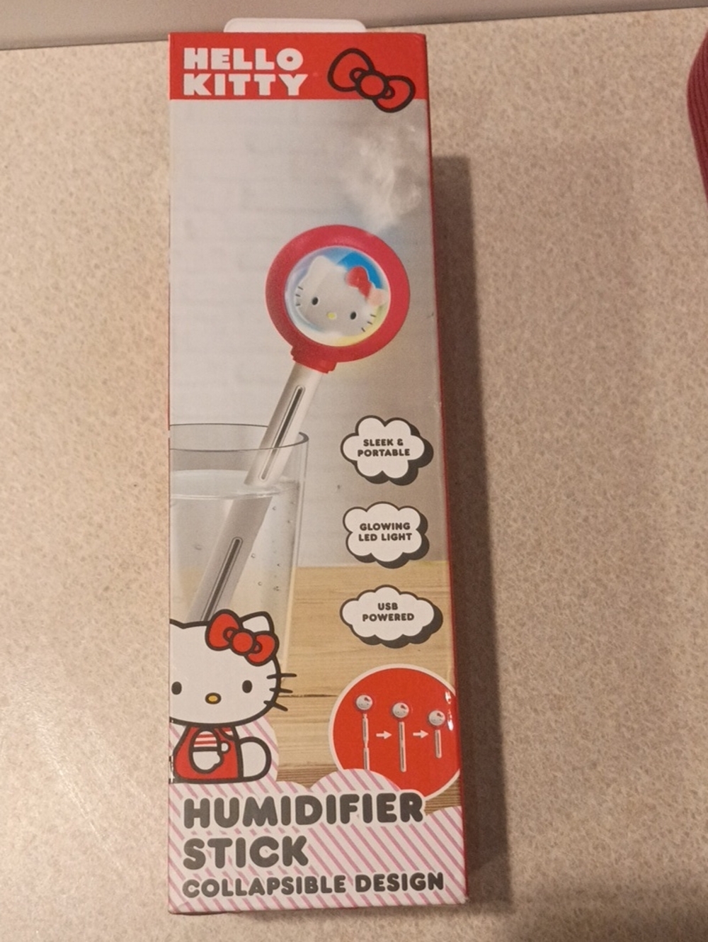 Hello Kitty Red and White Portable Humidifier Stick